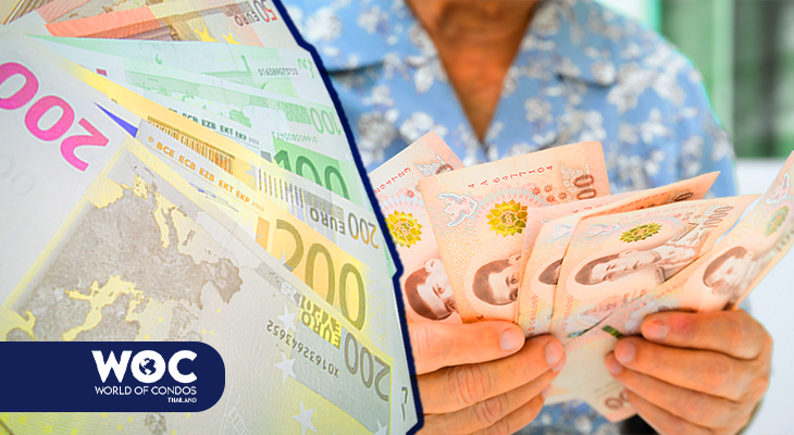 Exchange Between Baht and Euro